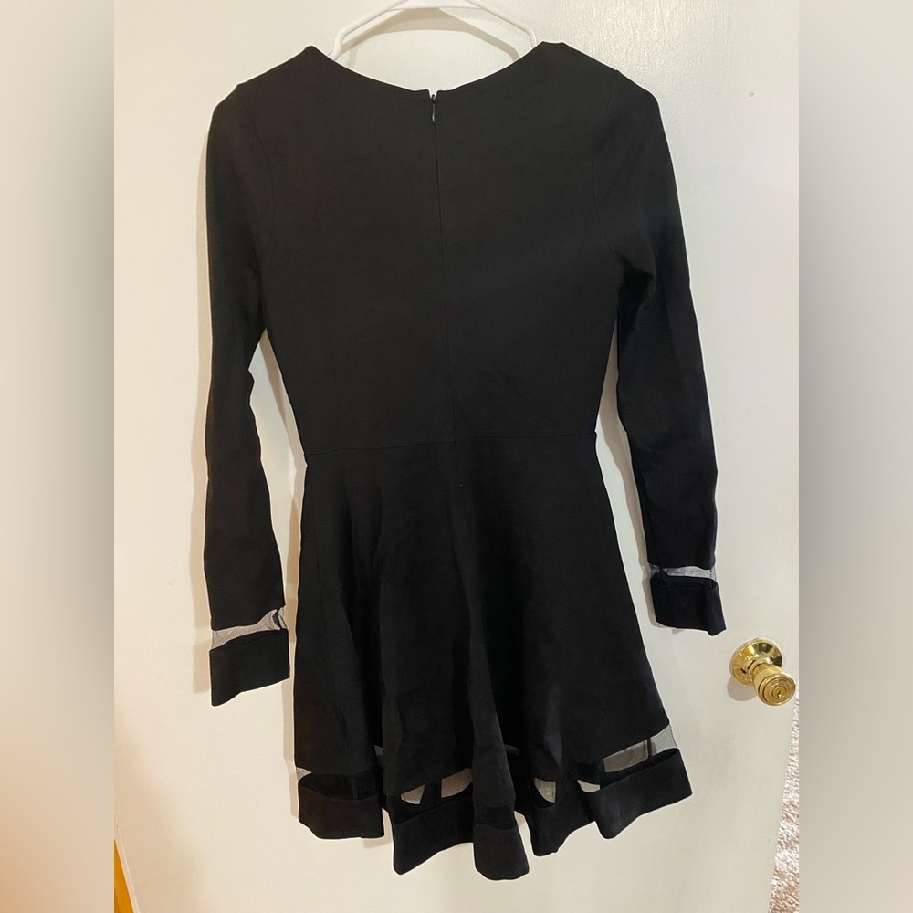 Black long sleeve dress